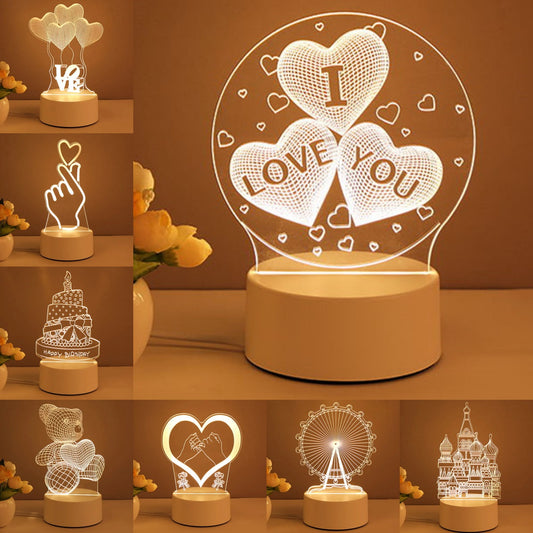 3D Acrylic Lampe
